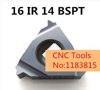 

16 IR 14 BSPT Indexable Tungsten Carbide Threading Lathe Inserts for Threaded Lathe Holder