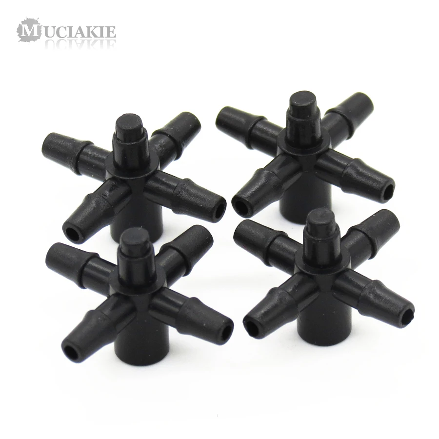 

MUCIAKIE 10PCS Barbed Adapters Coupling Connectors for 3/5mm Water Hose Garden Drip Irrigation Fittings