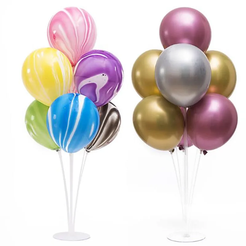 1 Набор, 40 воздушных шаров на день рождения, сделай сам, единорог, вечерние, Декор, латексный шар, стол, плавающие буквы, воздушные шары, поддерживающие стержень, держатель шариков