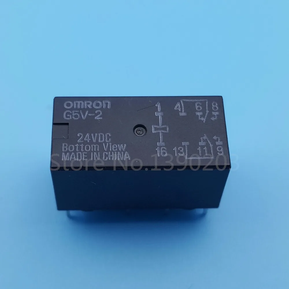 10 шт. Omron G5V 2 DC24V 8Pin DPDT PCB Крепление низкая стоимость реле сигнала|signal relay|pcb mount relaypcb