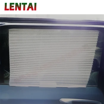 

LENTAI For Renault megane 3 duster captur clio 4 Audi a3 a4 b6 b8 a6 b7 MG 1PC Car pleated curtains Automatic folding sun shade