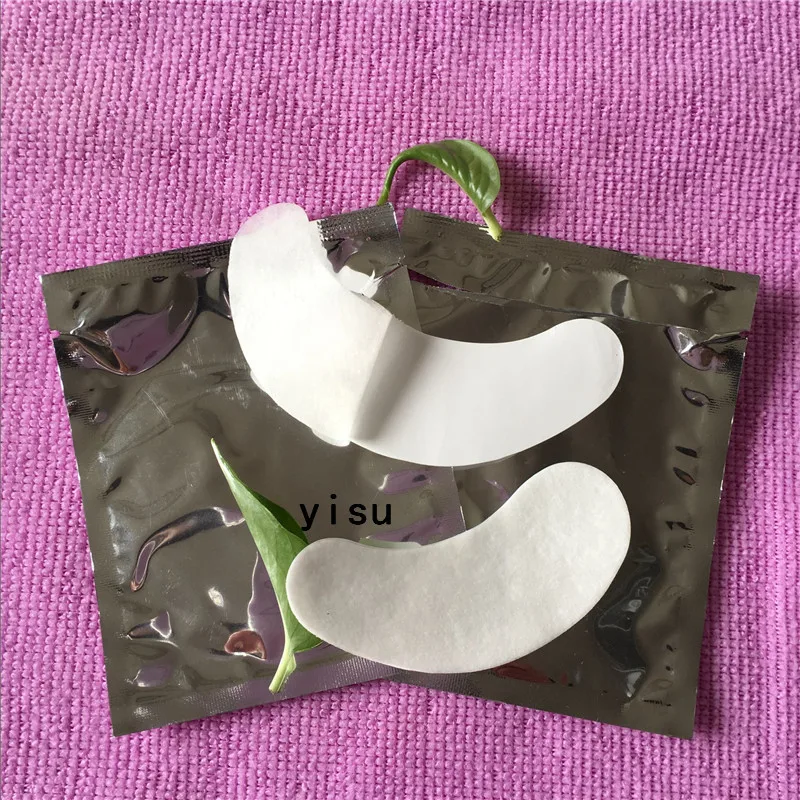 Lote sob Almofadas de Gel Extensão dos Cílios Ferramentas de Maquiagem Pares Olho Cílios Papel Patches Dicas Sticker Wraps 200 - 2 High Quality Beleza e saúde