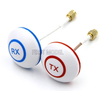 

2 PCS 90 degree Antenna Straight Needle Hole 5.8Ghz High-gain Clover SMA RP-SMA Male Antenna Set for RC FPV Aerial Photo