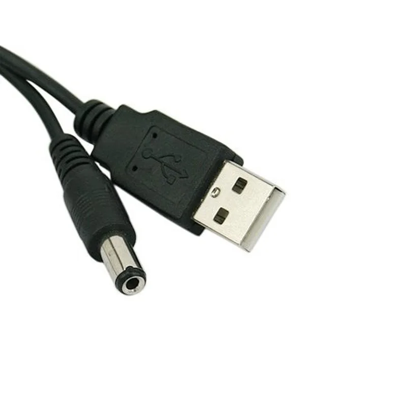 حديثا USB ميناء إلى 5.5 مللي متر/2.1 مللي متر 5 V DC برميل جاك الطاقة كابلات الموصلات DC128