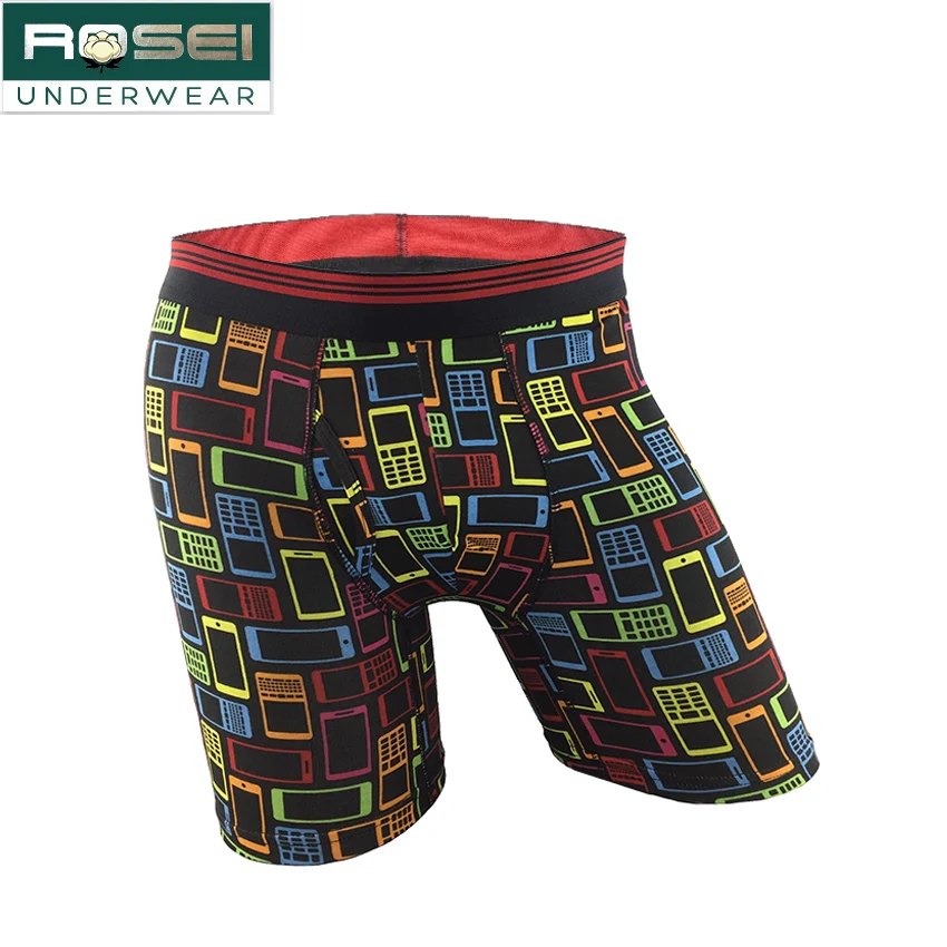 

Plus size long lege underwear cotton men boxer short underpants soft cuecas boxer breathable calzoncillos comfort sexy