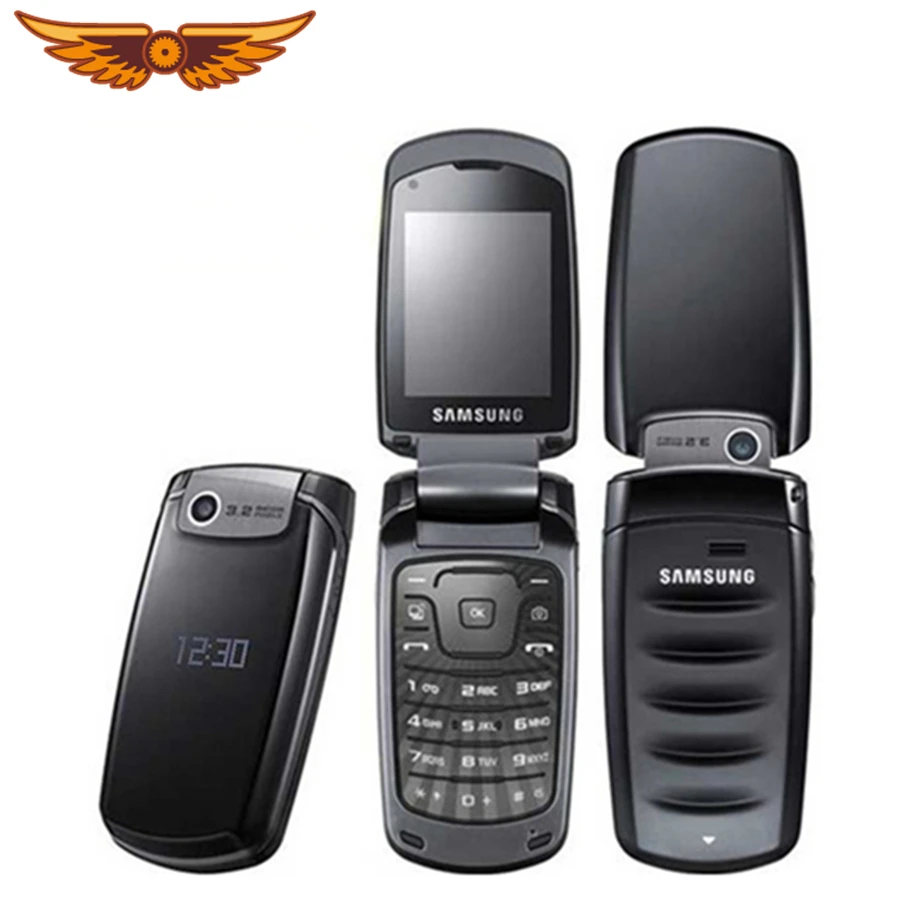 Samsung S5510 S5511 разблокированный 2,1 дюймов GSM WCDMA 3MP 800 мАч FM радио Mp3 флип мобильный телефон с иврит langauge и клавиатурой