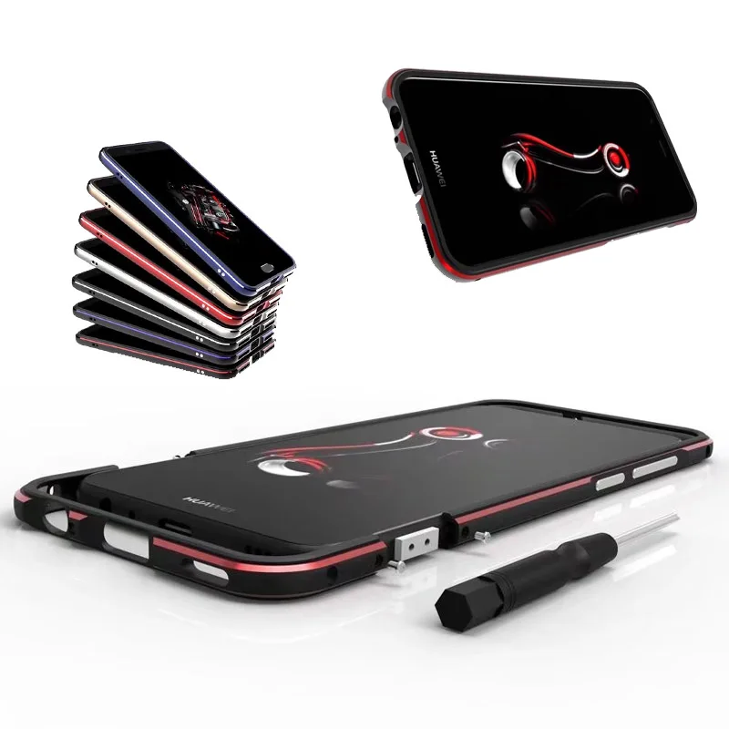 

For Huawei P30 PRO Lite P20 Pro Lite / Honor 9 lite Ultra Thin Metal Aluminum Bumper Frame Cover Case For Huawei mate 10 lite