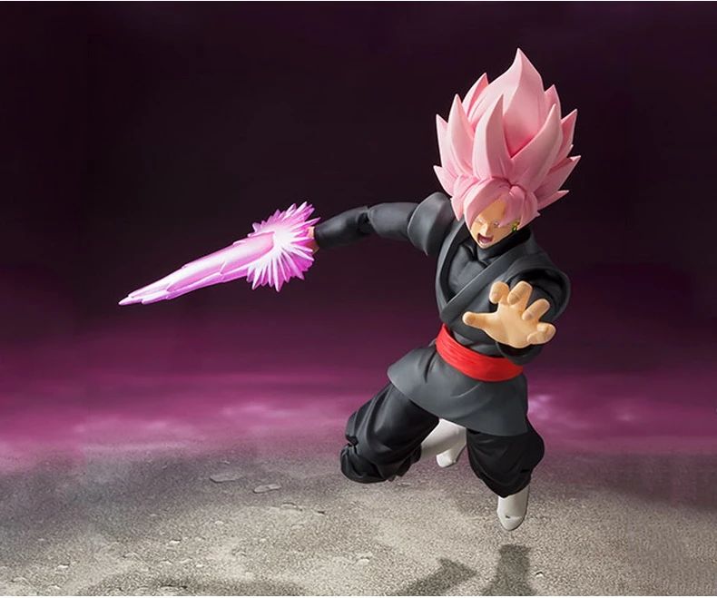  SHF Figuarts Dragon Ball Z Super Saiyan Gokou Black Joint Movable PVC Action Figure Collection Model Kids Toy Doll 15cm (8)