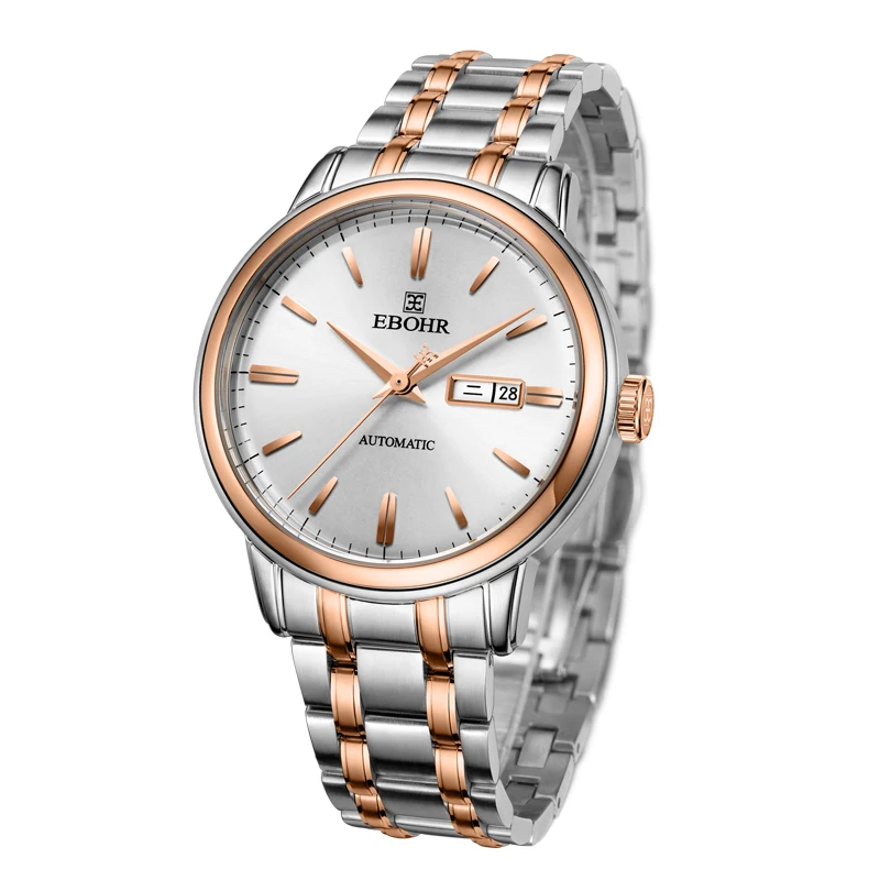 

EBOHR brand luxury machinery successful men's Mechanical watch waterproof business casual fashion watch 2019 new Ebohr 10960110
