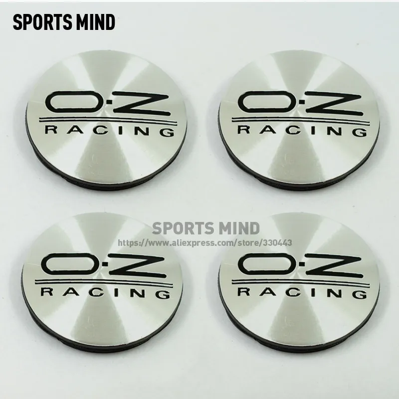 

4PCS/lot SILVER 56mm OZ Racing Emblem M582 Car Wheel Center Rim Hub Caps Wheel Dust-proof covers