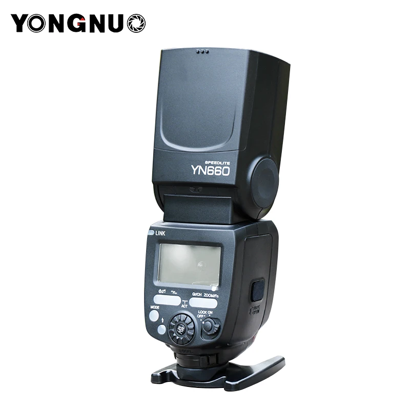 Оригинальная Беспроводная вспышка YONGNUO YN660 Speedlite GN66 2 4G HSS 1/8000 s для камеры Canon Nikon