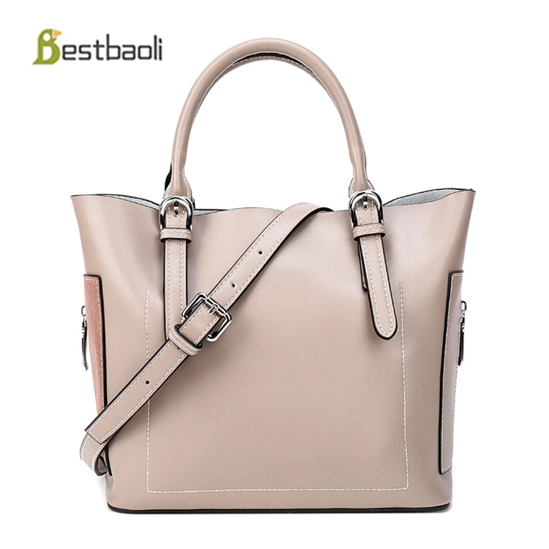 

Bestbaoli New Fashion Women Shoulder Bags Large Capacity Luxury Handbags Women Bag Designer Cowskin Totes Bags Bolsas Feminina