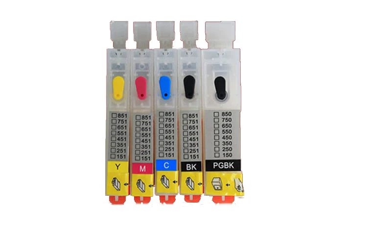 

5PCS PGI 450 CLI451 refillable ink cartridge for canon iP7140 iP7240 MG5440 MG5540 MG6440 MX924 iX6840 MG6340 iP8740 IX6540