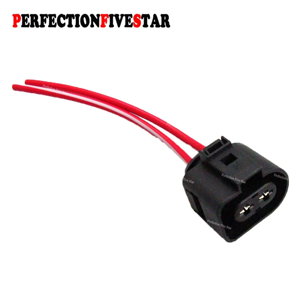 

1J0973752 For VolksWagen Jetta Golf Beetle Passat Phaeton For Audi A3 2004-2016 A4 A6 S6 Pump 2 Pin Plug Pigtail Connector