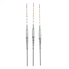 3pcs Fishing Float LED Electric Float Light and Battery Deep Water Float Fishing Tackle Bobber Fishing Gear With electrons