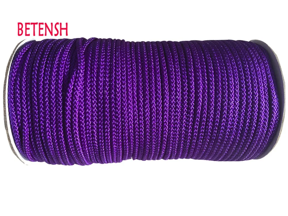 

130m/Roll Rattail Satin Nylon Cord+3mm Purple Braid Rope + Jewelry Finding Macrame Bracelet String Cords Accessories