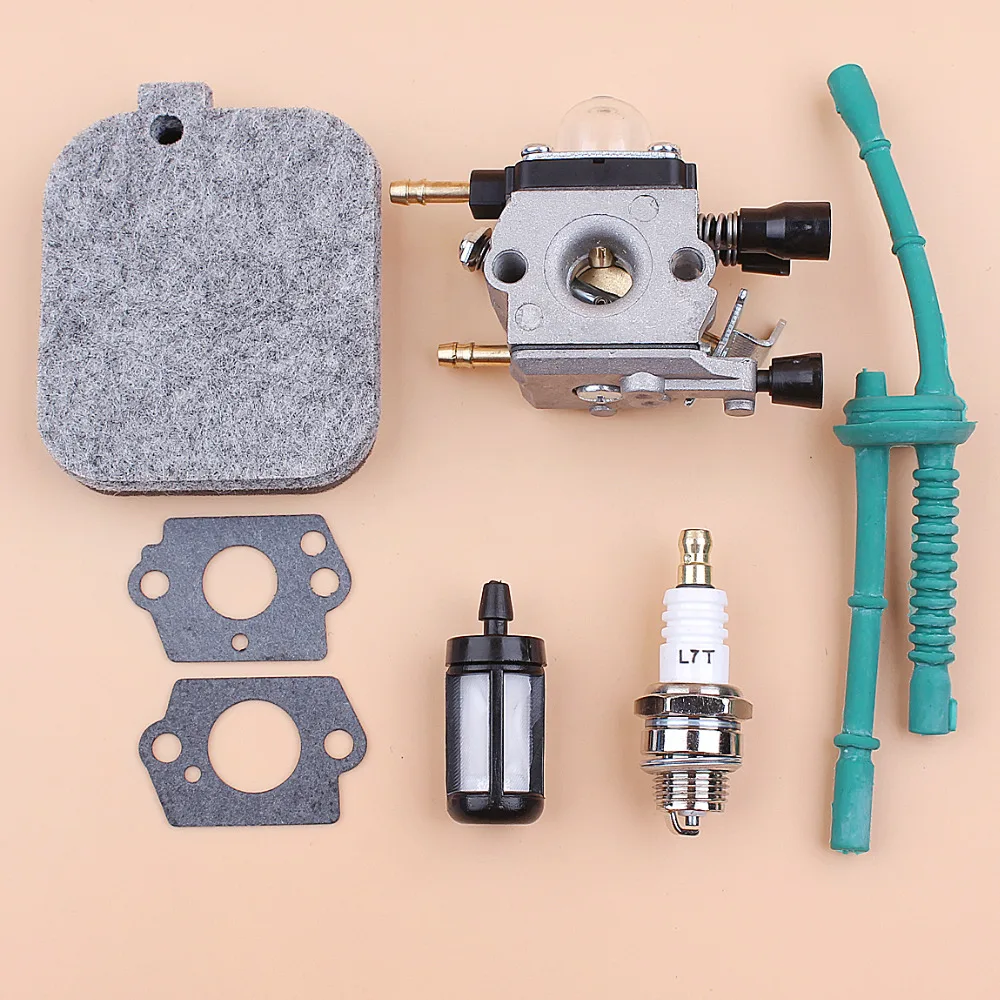 Carburetor Gasket Air Filter Fuel Hose Filter Kit For Stihl Bg45 Bg46
