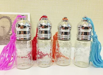 

300PCS 6ML Roller Ball Roll on Ball Refillable glass essence oil Perfume empty bottle + Free Pipette Dropper BY DHL Free PB89