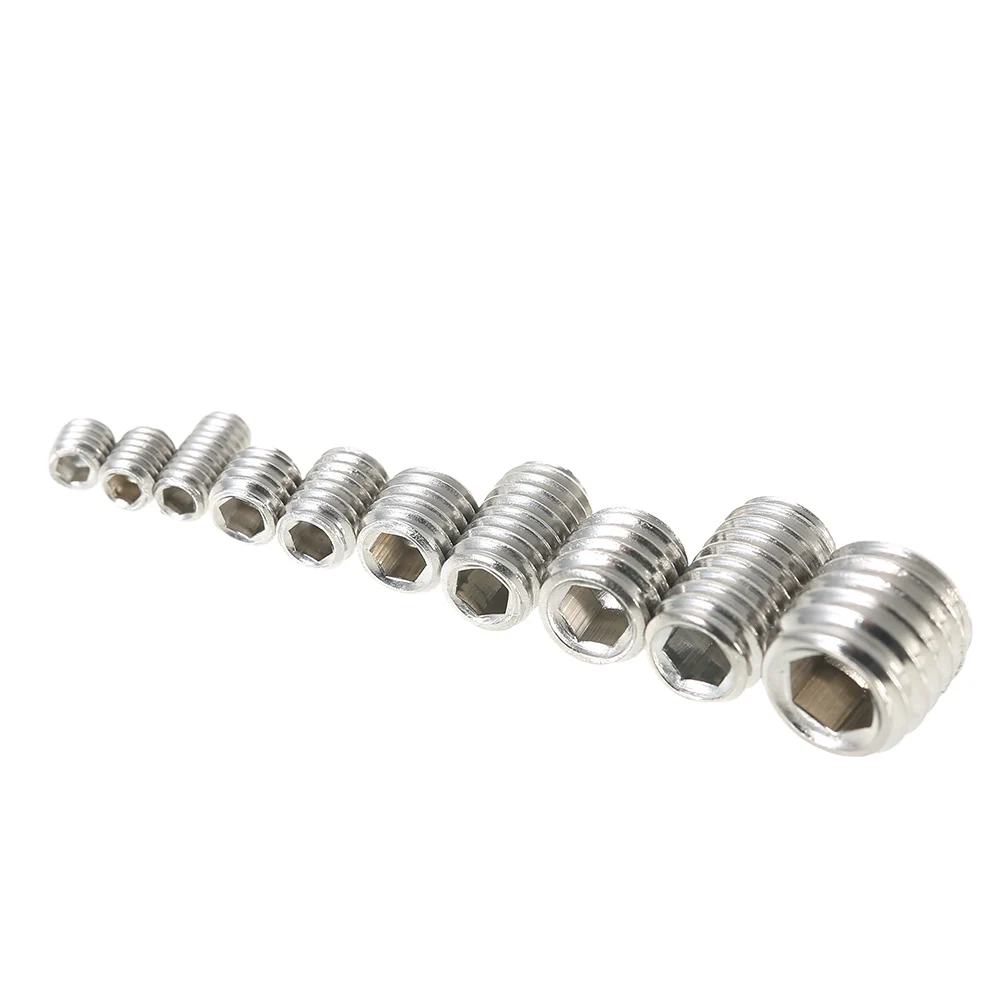 

200pcs Stainless Steel Nut Set Hex Socket Drive Insert Nuts Threaded For Wood Furniture M3-M6/8
