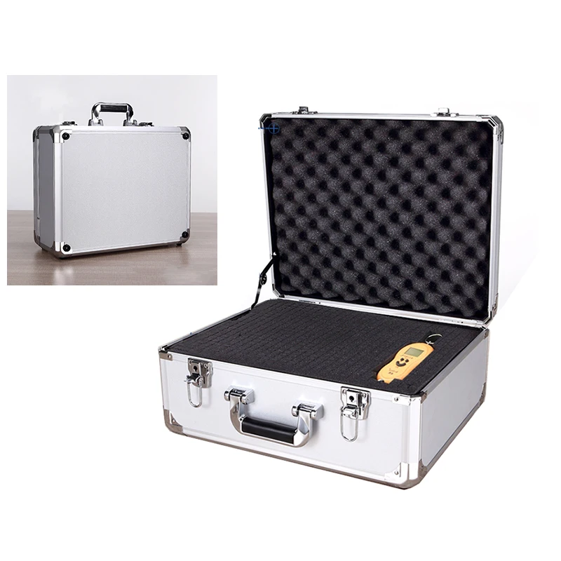 

450*360*200mm Portable Safety Equipment Instrument Case Suitcase Aluminum Tool Box Impact Resistant Toolbox Tool Case with Foam