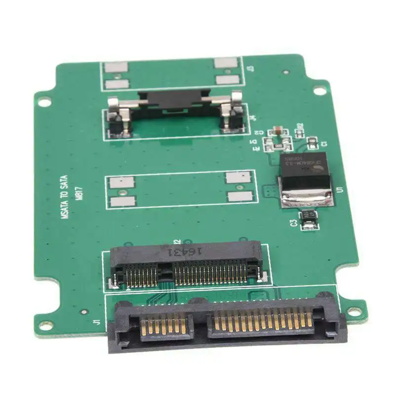 Mini Msata Pci E Ssd 50Mm To 2 5 Inch Sata 7 15Pin Adapter Converter Card 5