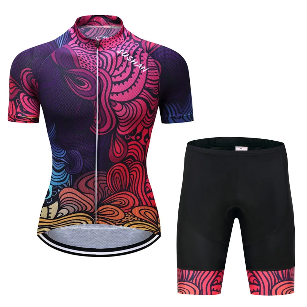 2019 فريق مخصص برو الدراجات جيرسي 9D هلام سادة سراويل البيك القصيرة MTB روبا Ciclismo تنفس الصيف ركوب الدراجات مايوه ارتداء موحدة