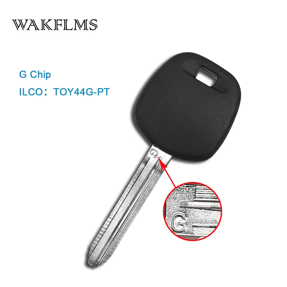 2 шт. ключ транспондера для Тойота G чип No Mark ILCO: TOY44G-PT