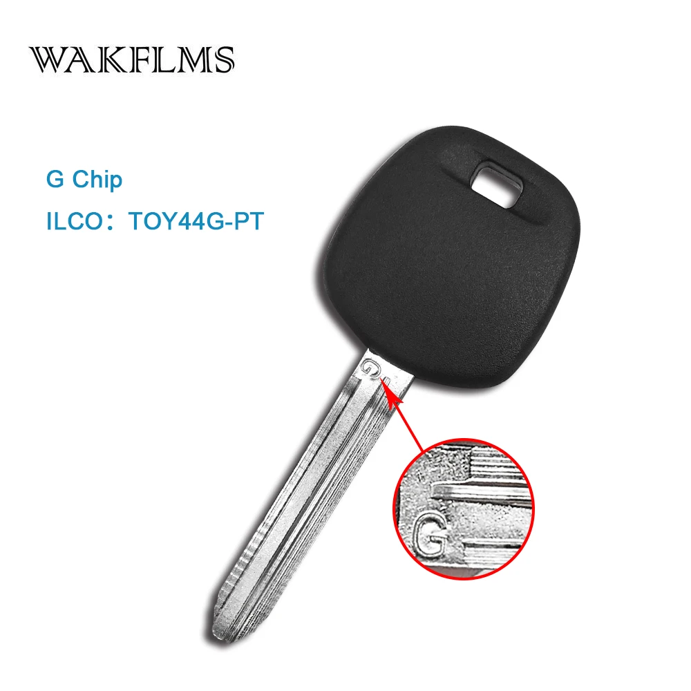 

2PCS New Transponder Key for Toyota G Chip No Mark ILCO: TOY44G-PT