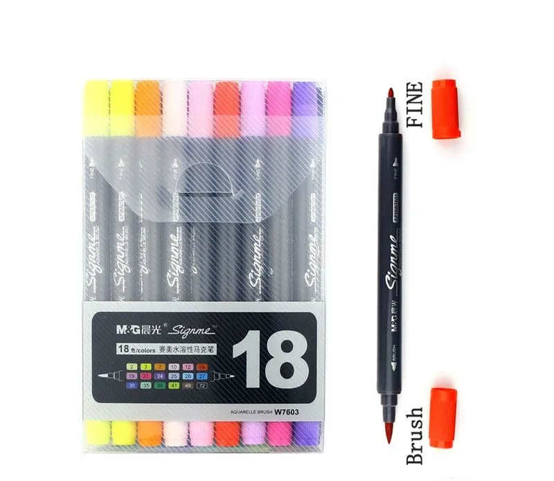 

M & G Water-soluble marker pen 18 colors