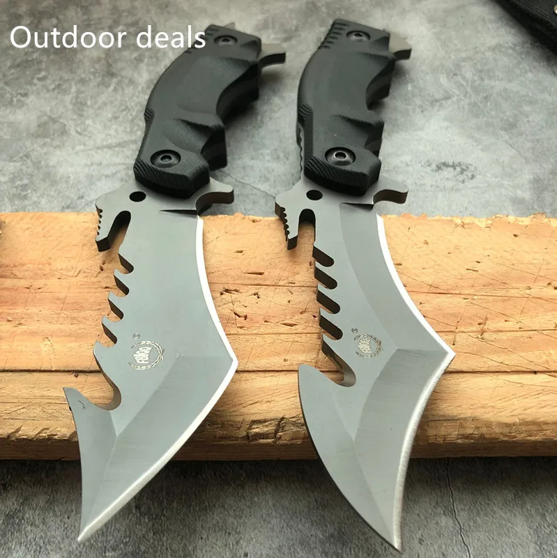 

High Quality Heavy Duty Military Tactical Fixed Blade G10 Handle Survival Hunting Knife Jungle Essential Camp Tool Fishing Knive