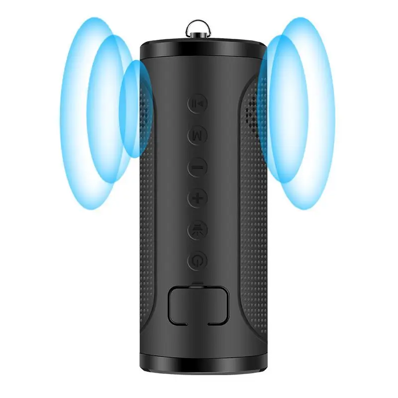 

AABB-3D Stereo Bluetooth Speaker Large Capacity Mobile Power Waterproof Portable Outdoor Bicycle Bicycle Speaker Speaker