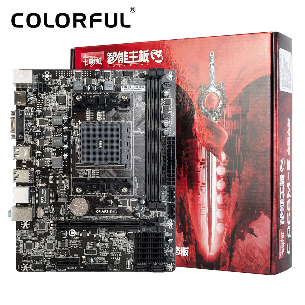 Материнская плата для настольного компьютера mATX цветная Игровая ПК с разъемом SATA