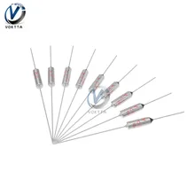 10 шт. Термальность предохранитель комплект RY/TF Fusibles автоматический 10A 250V 60-280 ℃ Температура 60℃ 65℃ 90℃ 120℃ 121℃ 130℃ 133℃ 142℃ 167℃ 175