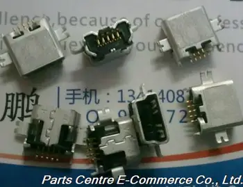 

20 pcs Micro 5pin Micro usb connector type T connector for repair mobile / Tablet PC / MP3 MP4 5,Sink board