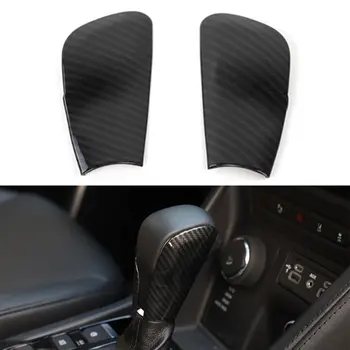 

Fit For Jeep Grand Cherokee 2017-2018 2pcs ABS Gear Shift Knob Cover Trim Carbon Fiber Color Decorative Car Styling Accessories