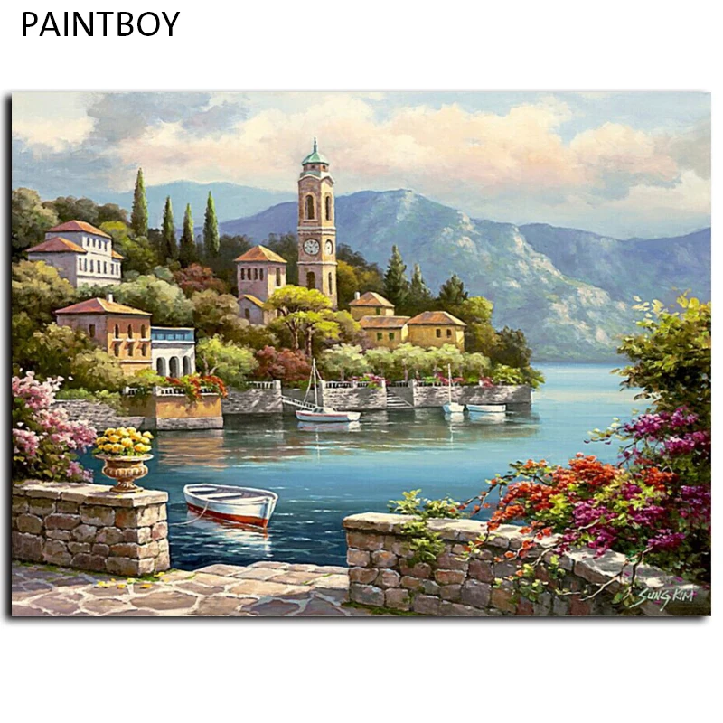 Frameless Pictures | seascape frameless pictures painting by numbers wall art Frameless Pictures | seascape frameless pictures painting by numbers wall art