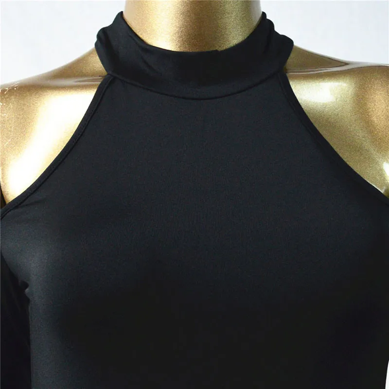 2016 Winter Party Women Dress Sexy Night Club Dresses Off Shoulder Midi Bodycon Dress Black Bandage Dress Girls Vestidos11