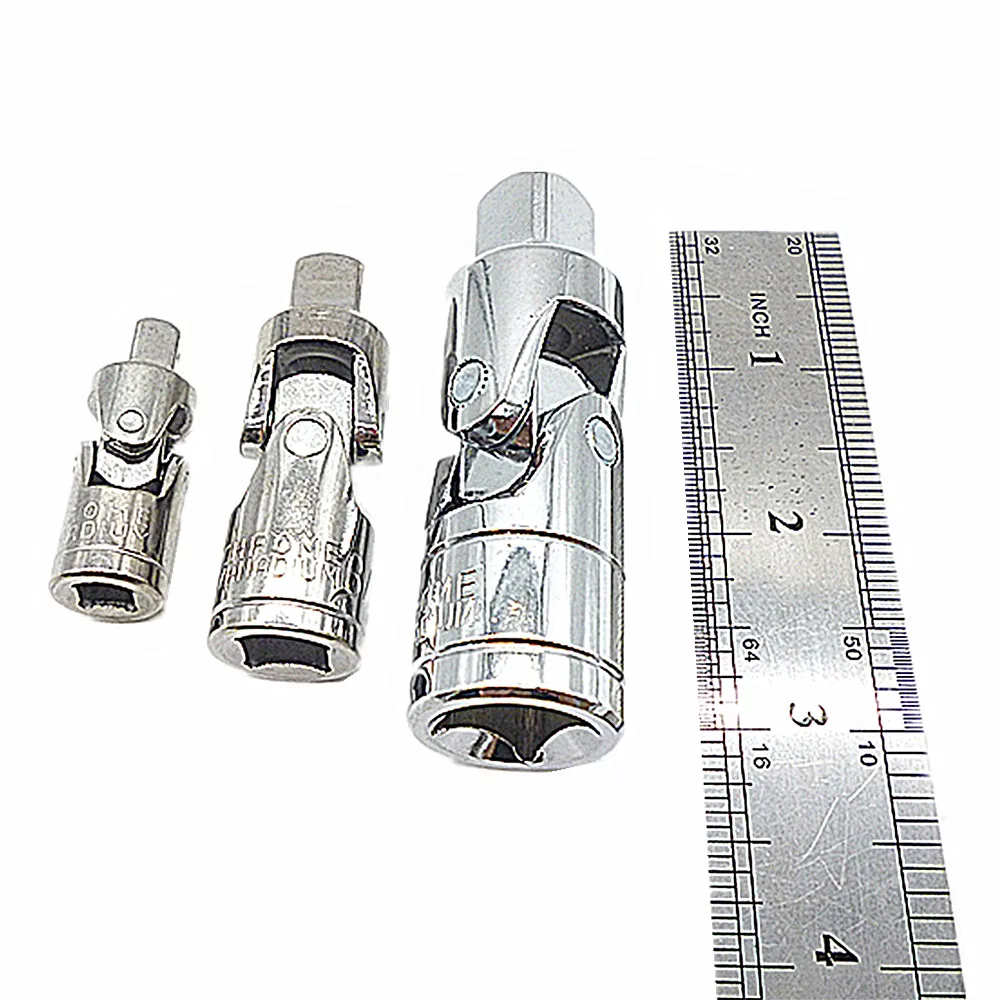 3pc Impact pivotant Joint Universel Air Impact Socket Set 1//4/" 3//8/" 1//2/"