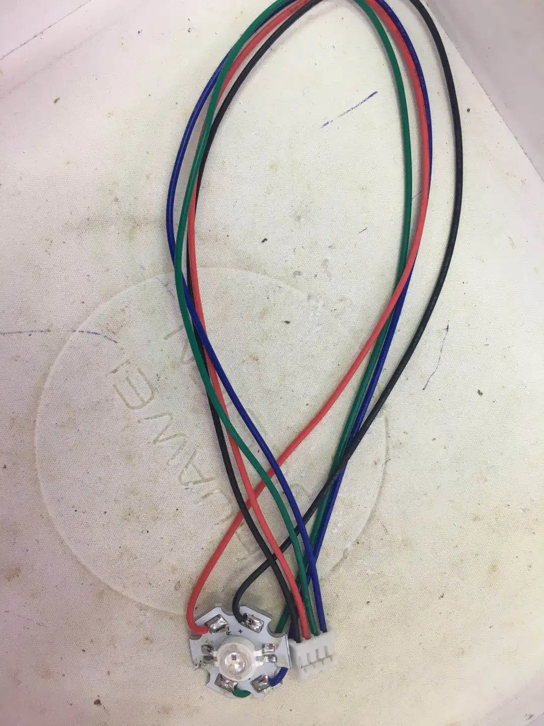 100pcs RGB 1W 3W 5w high power Pre-wired led diode RED/GREEN/BLUE/WHITE/YELLOW/WARM WHITE/RGB LED BEAD with star base | Лампы и