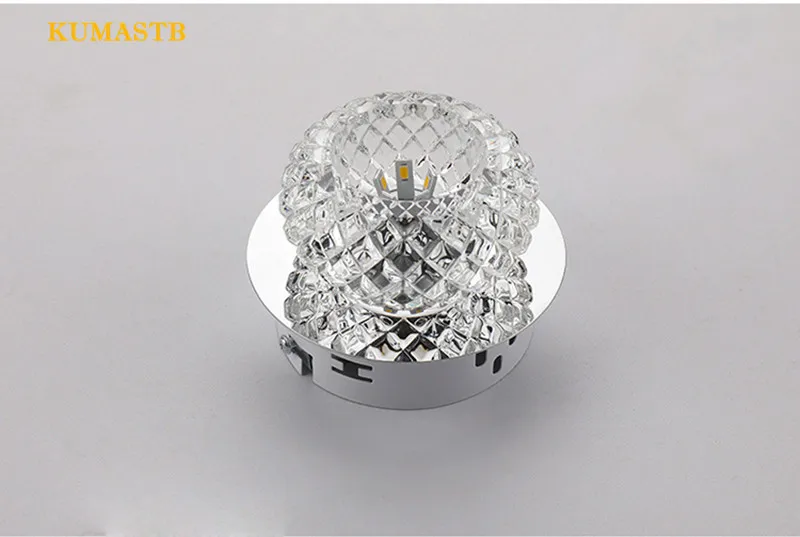 Round Crystal Ceiling Light 16