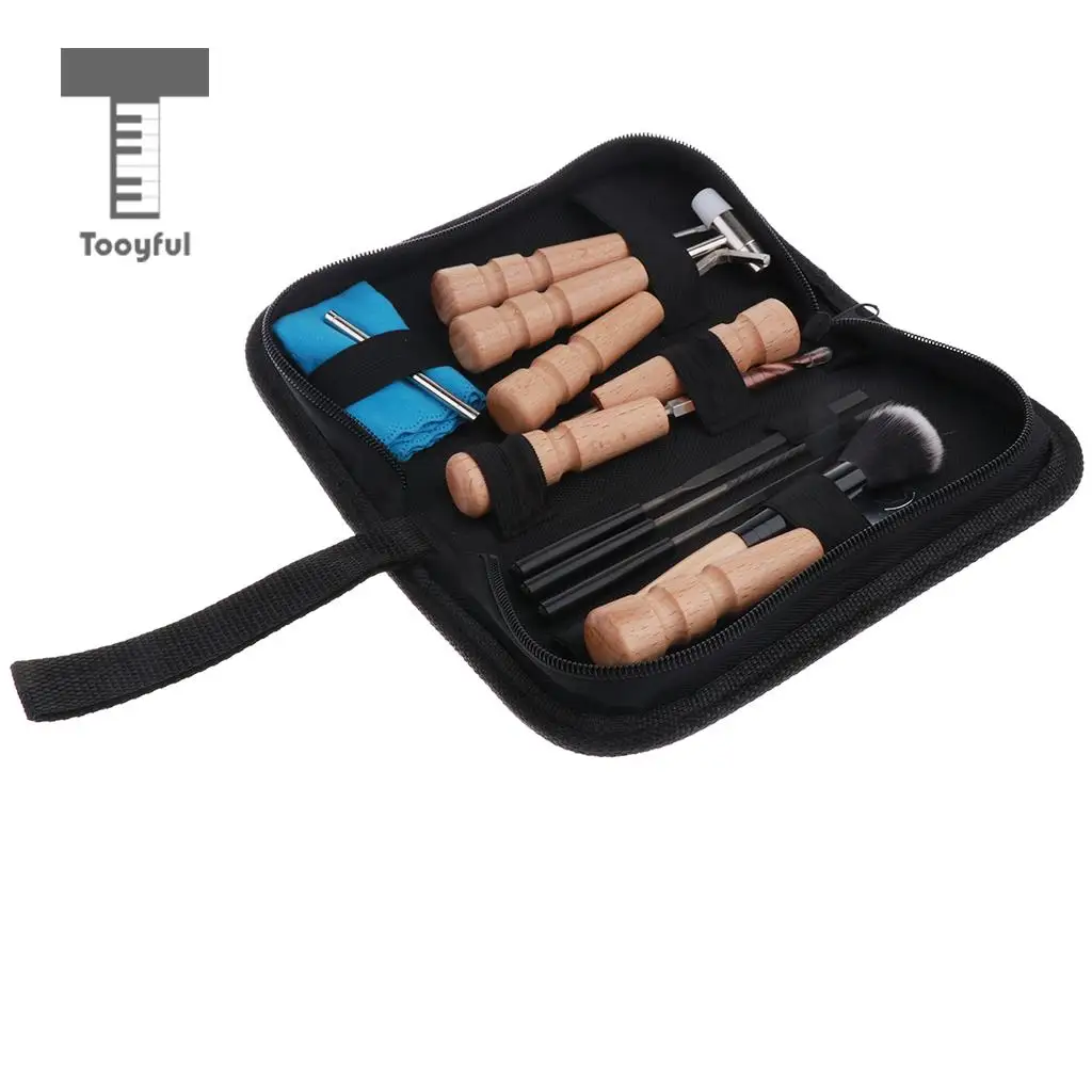 Tooyful 1 Set Guitar Bass Mandolin Banjo Care Kits Repair Clean Maintenance Tools for Luthier Guitarist DIY Tools