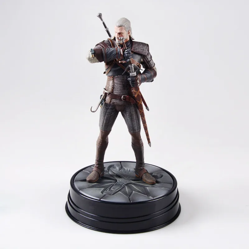 

24cm Dark Horse Deluxe The Witcher 3: Wild Hunt: Geralt Grandmaster Ursine Figure the witcher figure