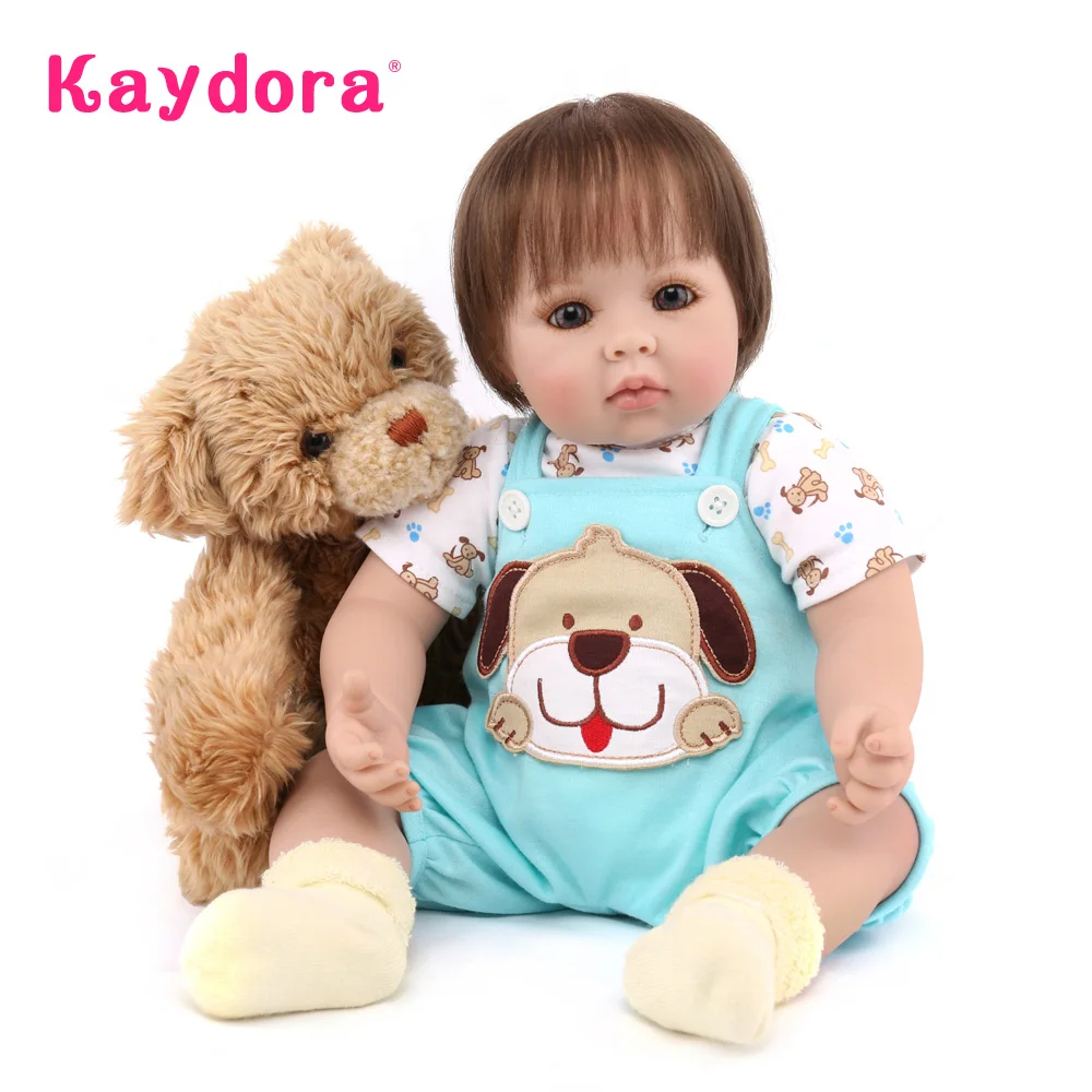 Кукла кукла Kaydora 50 см силиконовая Реалистичная ручной работы boneca reborn silicone bebe de pano
