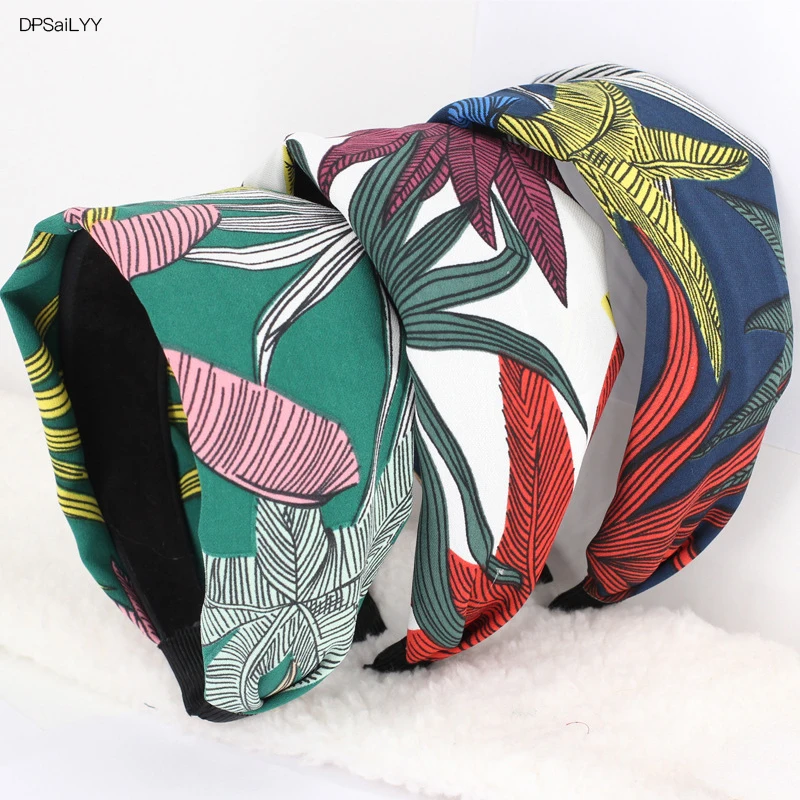 

DPSaiLYY 1 PC New Arrival Cotton Women Headbands Adult Headband Woman Structured No Slip Wide Hair Band Short Hair Accessories