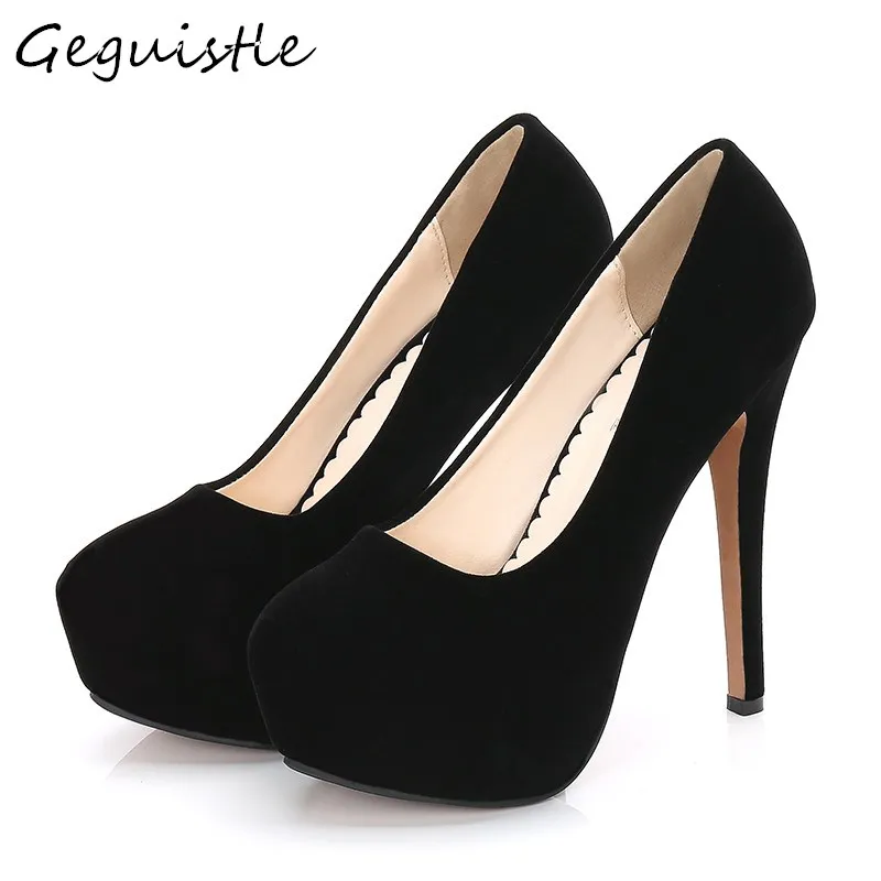 14 CM Super High Heel Shoes Women Fashion Peep Toe Thin Heel Sexy Single Shoes Elegant Large Size Pumps For EUR Size 35-46 14 CM Super High Heel Shoes Women Fashion Peep Toe Thin Heel Sexy Single Shoes Elegant Large Size Pumps For EUR Size 35-46
