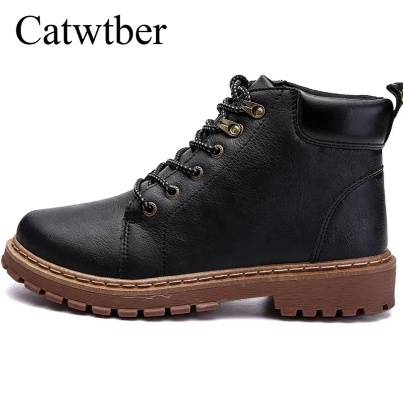

Catwtber Men Motocycle Swat Combat Leather Long Boots Martin Boots Anti-skid Outdoor Shoes Outdoor Military Tactical Boots