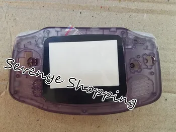

New Hot sale Clear Purple Complete Housing Shell Case For GBA Shell Cover For Nintendo GameBoy Advance