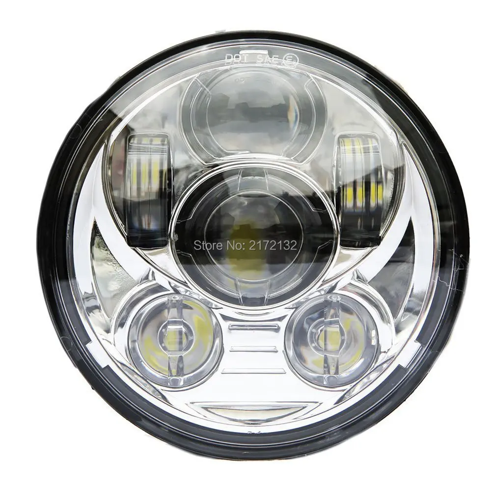 

Promotion New Motorcycle 5.75" Projector Daymarker LED Light HeadLight Clear Lens For Harley Models 2005-UP