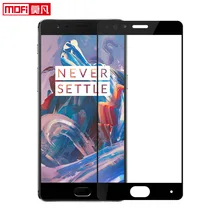 oneplus 3 screen protector one plus a3000 tempered glass three original mofi retail oneplus 3 accessories glass 9H full cover