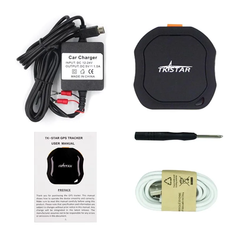 LK109 tk109 TKSTAR Водонепроницаемый мини Персональный GPS трекер для автомобиля GSM/GPRS